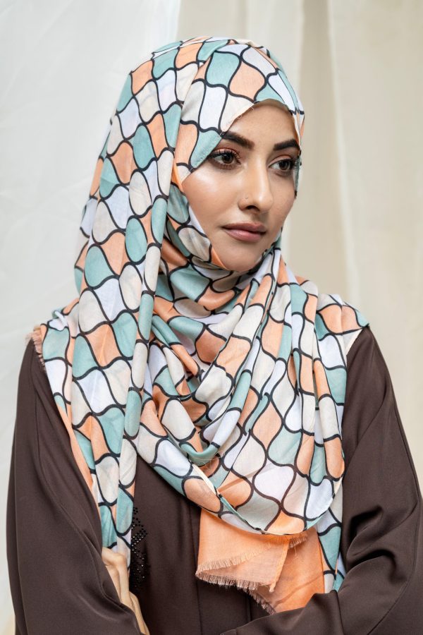 Arabi Lawn - Orange - Image 2